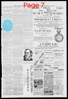 Page thumbnail for Burlington Weekly Free Press