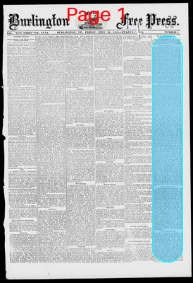 Page thumbnail for Burlington Weekly Free Press