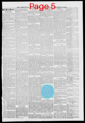 Page thumbnail for Burlington Weekly Free Press