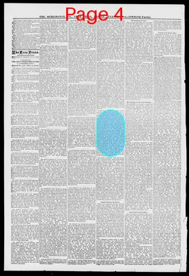 Page thumbnail for Burlington Weekly Free Press