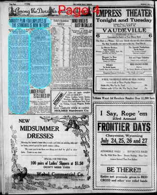 Page thumbnail for Casper Daily Tribune