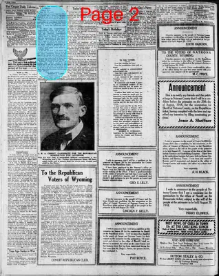 Page thumbnail for Casper Daily Tribune