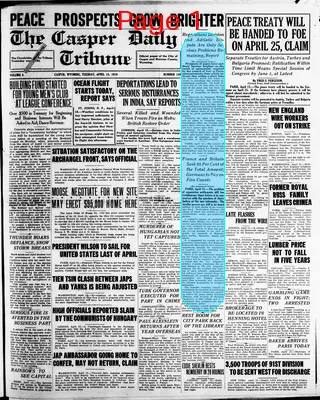 Page thumbnail for Casper Daily Tribune