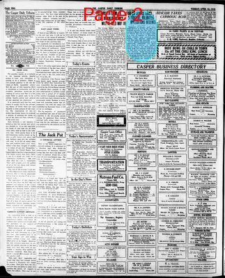 Page thumbnail for Casper Daily Tribune
