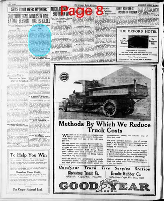 Page thumbnail for Casper Daily Tribune