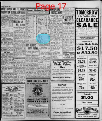 Page thumbnail for Casper Daily Tribune