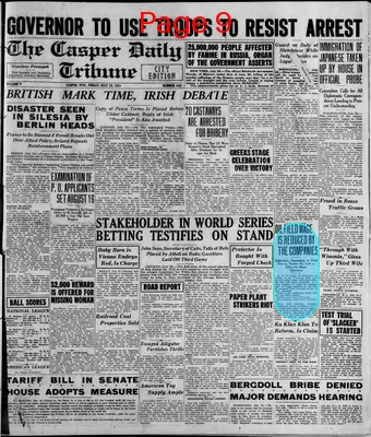 Page thumbnail for Casper Daily Tribune