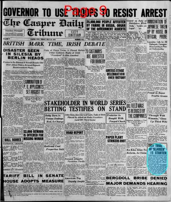 Page thumbnail for Casper Daily Tribune
