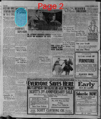Page thumbnail for Casper Daily Tribune