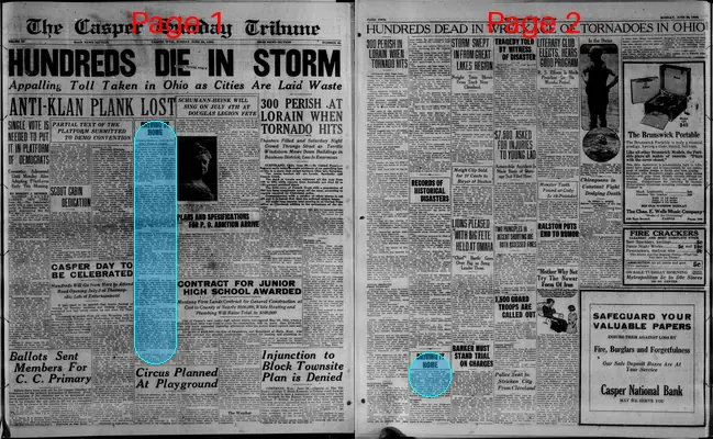 Page thumbnail for Casper Daily Tribune