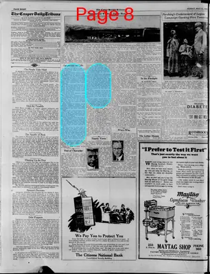 Page thumbnail for Casper Daily Tribune