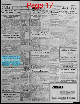 Page thumbnail for Casper Daily Tribune