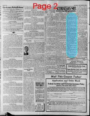 Page thumbnail for Casper Daily Tribune