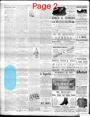Page thumbnail for The Cheyenne Daily Leader