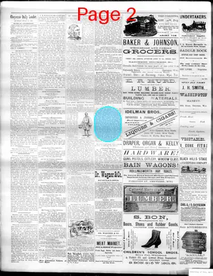 Page thumbnail for The Cheyenne Daily Leader