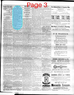 Page thumbnail for The Cheyenne Daily Leader