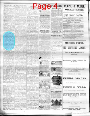 Page thumbnail for The Cheyenne Daily Leader