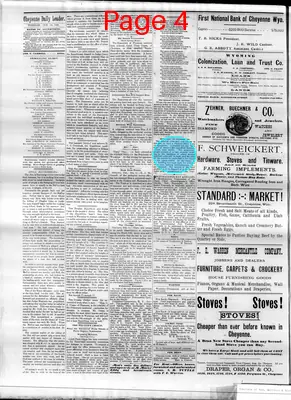 Page thumbnail for The Cheyenne Daily Leader