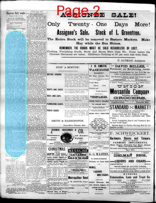 Page thumbnail for The Cheyenne Daily Leader