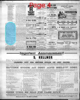 Page thumbnail for The Cheyenne Daily Leader