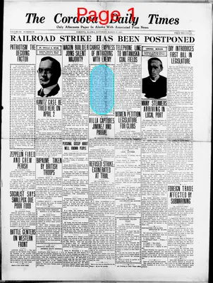 Page thumbnail for The Cordova Daily Times