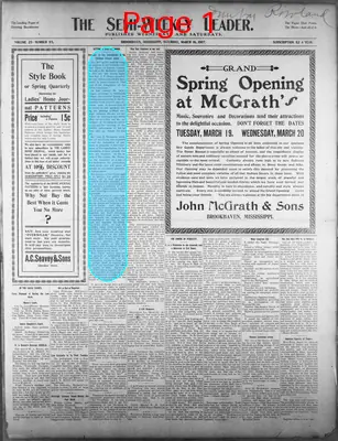 Page thumbnail for The Semi Weekly Leader