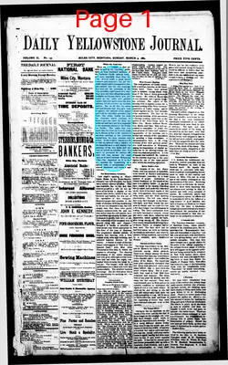 Page thumbnail for Daily Yellowstone Journal