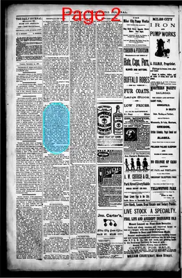 Page thumbnail for Daily Yellowstone Journal
