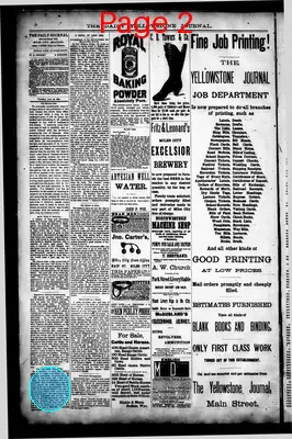 Page thumbnail for Daily Yellowstone Journal