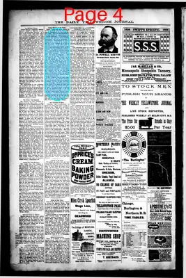 Page thumbnail for Daily Yellowstone Journal