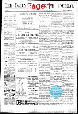 Page thumbnail for Daily Yellowstone Journal