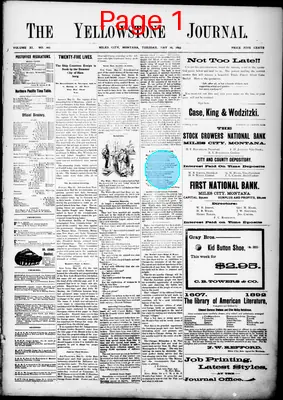 Page thumbnail for The Yellowstone Journal