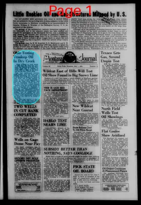 Page thumbnail for Montana Oil And Mining Journal