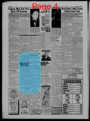 Page thumbnail for Montana Labor News
