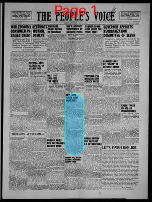 Page thumbnail for The People's Voice
