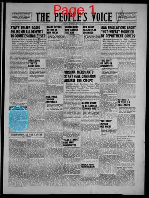 Page thumbnail for The People's Voice