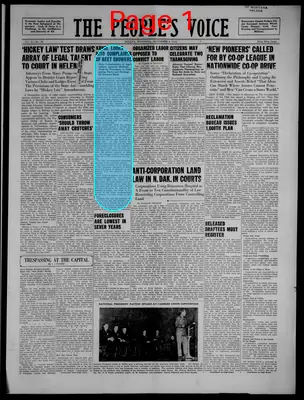 Page thumbnail for The People's Voice