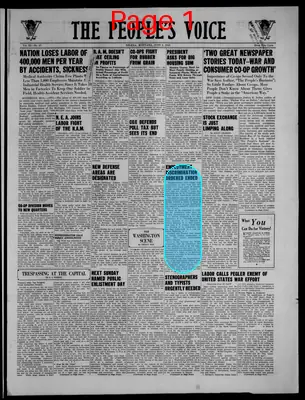 Page thumbnail for The People's Voice