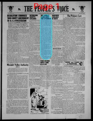 Page thumbnail for The People's Voice