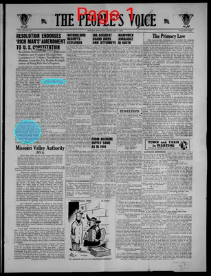 Page thumbnail for The People's Voice