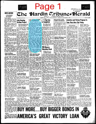 Page thumbnail for The Hardin Tribune Herald