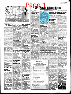 Page thumbnail for The Hardin Tribune Herald
