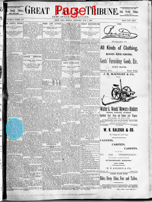 Page thumbnail for Great Falls Tribune