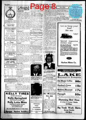 Page thumbnail for The Harlem News