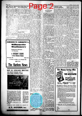 Page thumbnail for The Harlem News