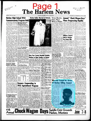 Page thumbnail for The Harlem News