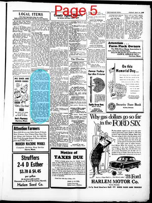 Page thumbnail for The Harlem News