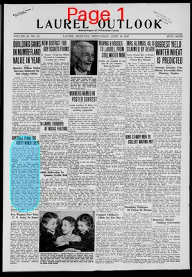 Page thumbnail for Laurel Outlook