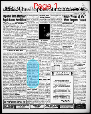 Page thumbnail for The Poplar Standard