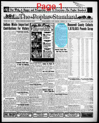 Page thumbnail for The Poplar Standard